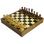 Игровые шахматы из ценных пород дерева