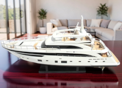 Модель моторной яхты Imperial Princess 68