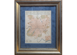 Старинная карта Москвы (1896 год)