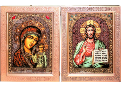 Венчальная пара больших подарочных икон