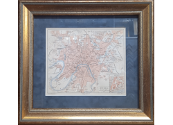 Антикварный план Москвы (1899 год)