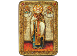 Подарочная икона "Святитель Николай, архиепископ Мир Ликийский (Мирликийский), чудотворец"