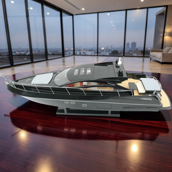 Коллекционная модель яхты Sunseeker Predator 64 Black