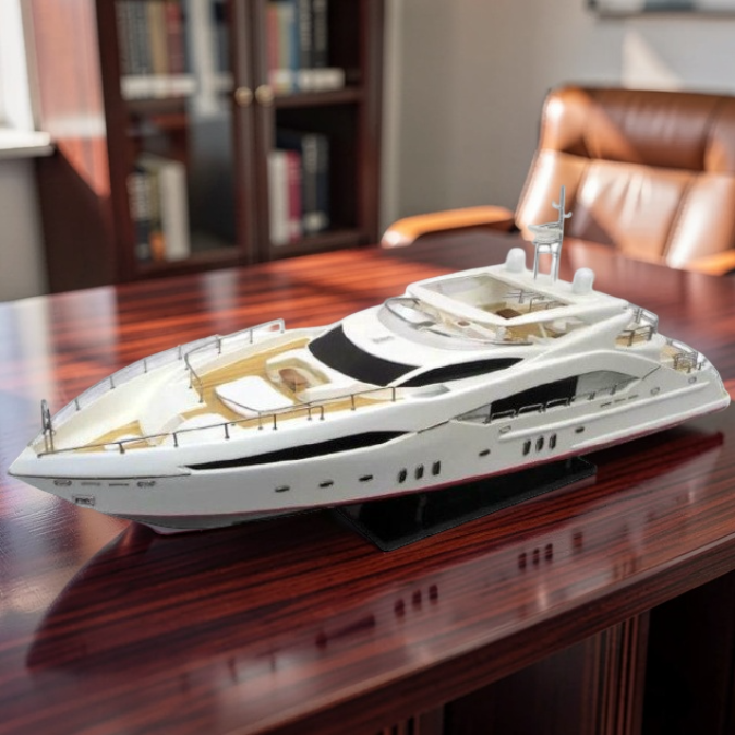 Коллекционная модель яхты Sunseeker Predator 130 White Коллекционная модель яхты Sunseeker Predator 130 White