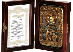 Настольная икона "Святой праведный Иоанн Кронштадтский"