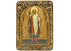 Живописная икона "Святой благоверный князь Борис"