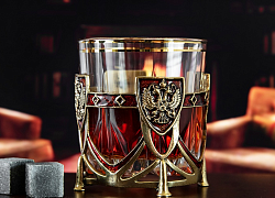Бокал для виски "Россия" в подарочном коробе