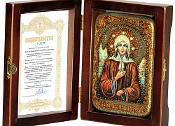 Настольная икона "Святая Блаженная Ксения Петербургская"