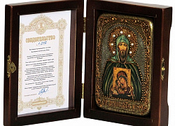 Настольная икона "Святой Благоверный великий князь Игорь" 