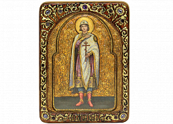 Живописная икона "Святой благоверный князь Глеб"