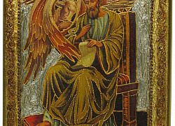 Подарочная икона "Святой апостол и евангелист Лука"