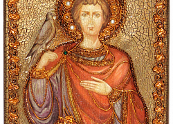 Подарочная икона "Святой мученик Трифон"