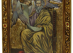 Живописная икона "Святой апостол и евангелист Матфей"