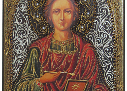 Подарочная икона "Святой Великомученик и Целитель Пантелеймон"